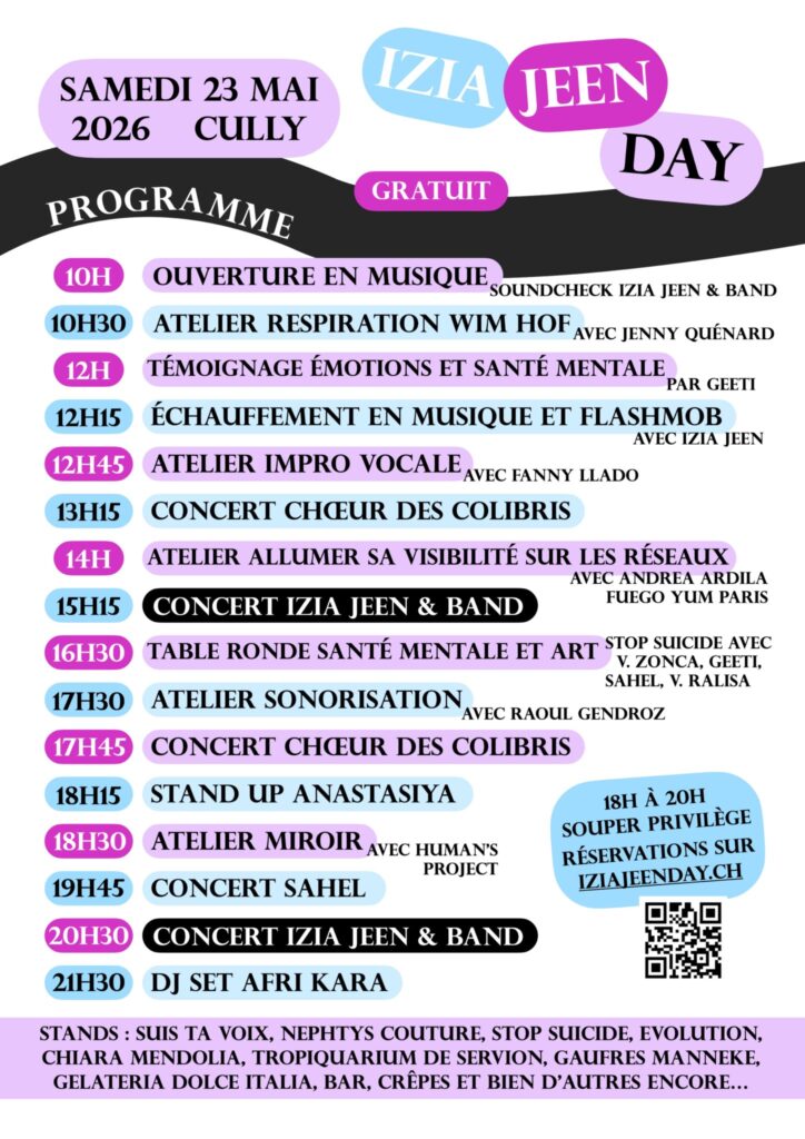 Izia Jeen Day programme